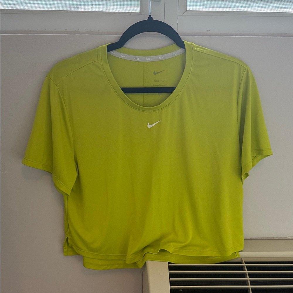 Nike Short Sleeve Dri-FIT Performance Tee in Lime